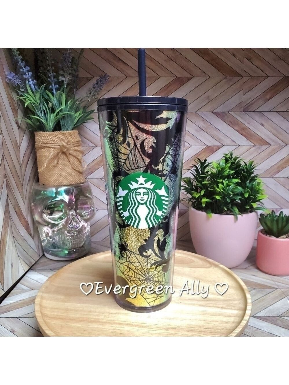 Starbucks Halloween Spiderweb Foil Venti Tumbler